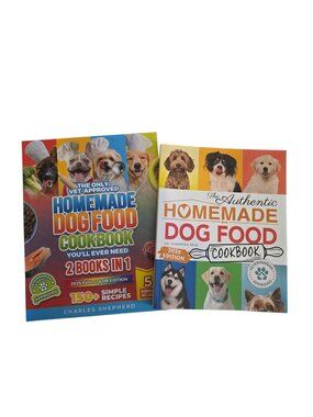 Homemade Dog Food Cookbooks Bundle Vet Approved Recipes 2025 Edition Pet Books